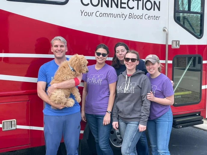 McNutt Orthodontics Teams Up With The Blood Connection