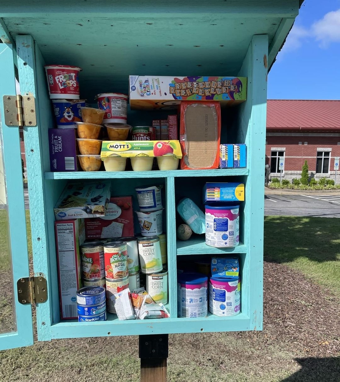 McNutt Orthodontics Stocks Blessing Boxes With Food for a Year!